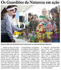 Projeto Guardiões da Natureza realizam ação na semana do meio ambiente