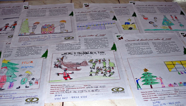 Concurso irá eleger desenhos para estampar cartões de Natal da Empresa