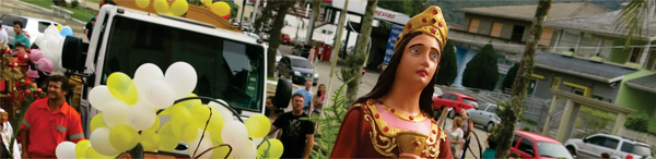 Empresas Rio Deserto fazem homenagem à santa padroeira dos mineiros