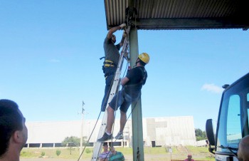 Segurança: Colaboradores recebem capacitação da NR 35, para trabalho em altura