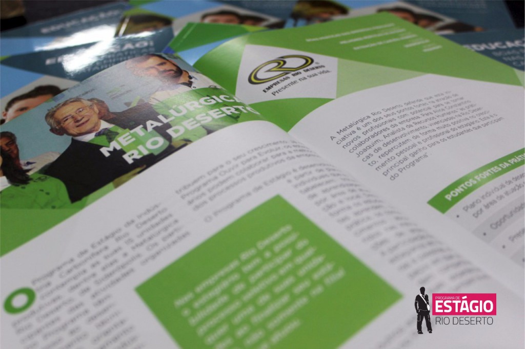 Programa de Estágio das Empresas Rio Deserto é citado em revista da FIESC