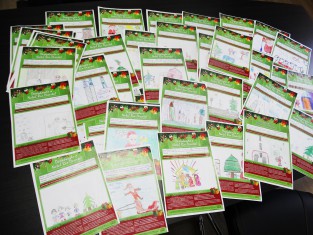 Crianças vencedoras do concurso Desenhando o Natal Rio Deserto serão premiadas nesta semana