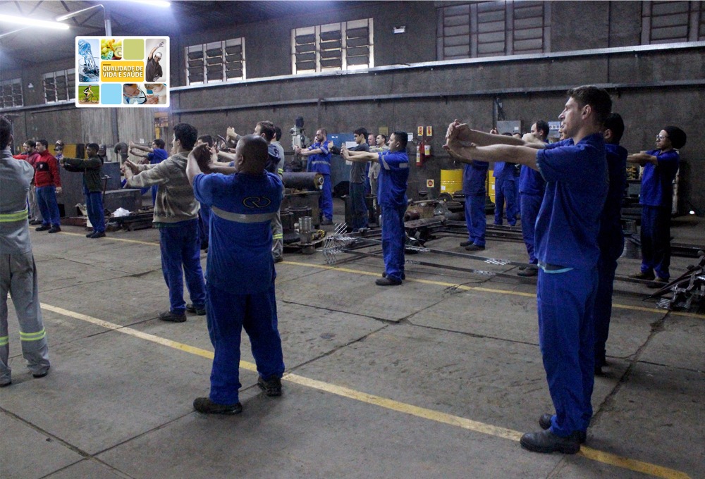 Ginástica Laboral é implantada nas unidades das Empresas Rio Deserto