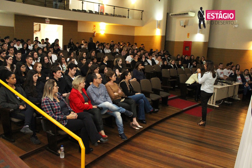 Em palestra realizada na Satc, Programa de Estágio das Empresas Rio Deserto ganha destaque
