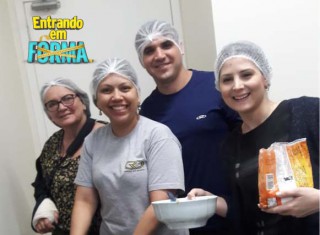 Projeto Entrando em Forma: colaboradores vão para a cozinha e recebem dicas de culinária