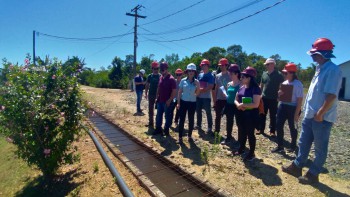 Estudantes de Engenharia Ambiental de universidade do RS visitam unidade da Rio Deserto