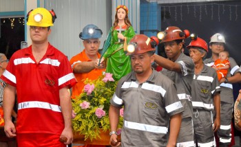 Homenagens à Padroeira dos Mineiros reúnem colaboradores da Rio Deserto