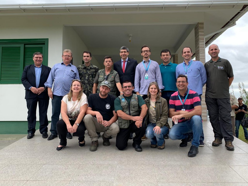 Rio Deserto presente na inauguração da Sede Administrativa da Reserva Biológica Estadual do Aguaí, do IMA