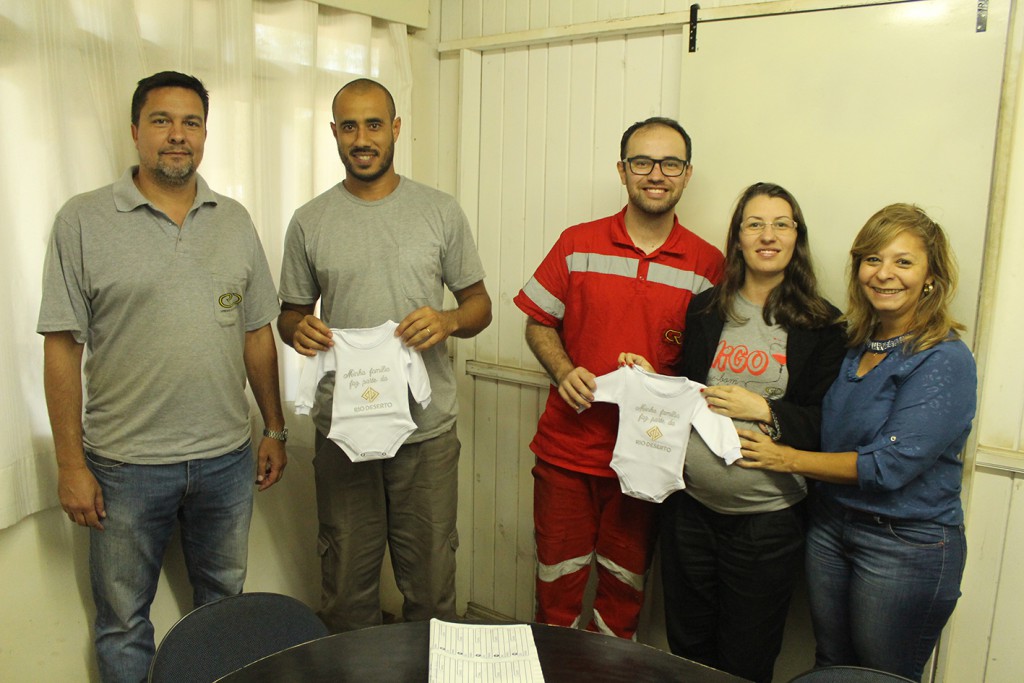 Em maio, Projeto Bebê Rio Deserto presenteou dez colaboradores