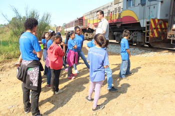 Estudantes do Centro Educacional Marista conhecem Unidade de Extração Mina Novo Horizonte, da Rio Deserto