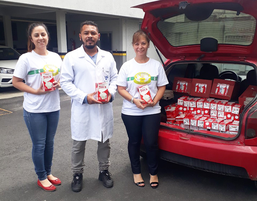 Projeto Leite Solidário segue beneficiando entidades e famílias do Sul Catarinense