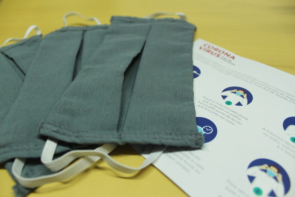 Colaboradores da Rio Deserto recebem máscaras e uso passa a ser obrigatório na empresa