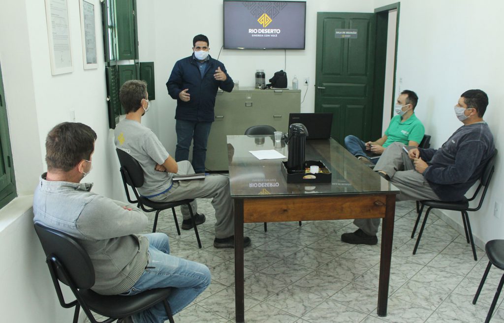 Supervisores da Rio Deserto recebem treinamento sobre atuação durante pandemia do novo coronavírus (Covid-19)