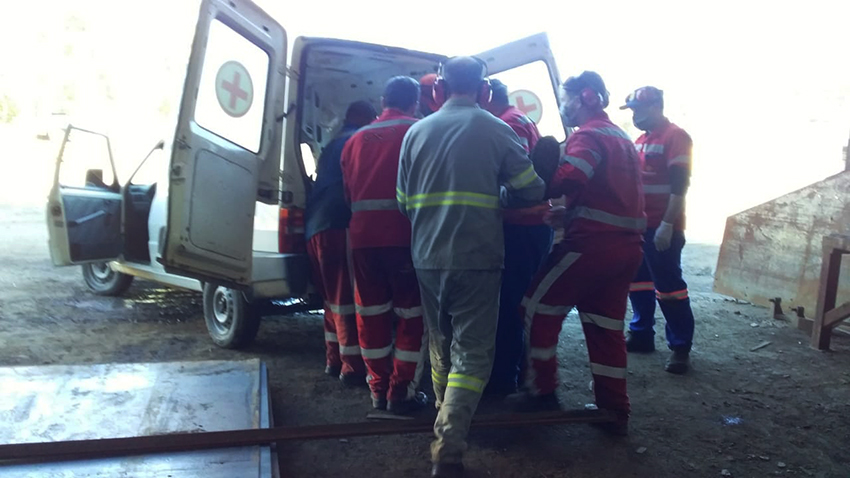 Simulado de emergência é realizado na Unidade Metalúrgica, da Rio Deserto