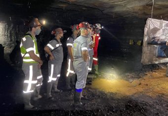 Combate a incêndio é foco de simulado de emergência realizado na Unidade de Extração Mina 101, da Rio Deserto