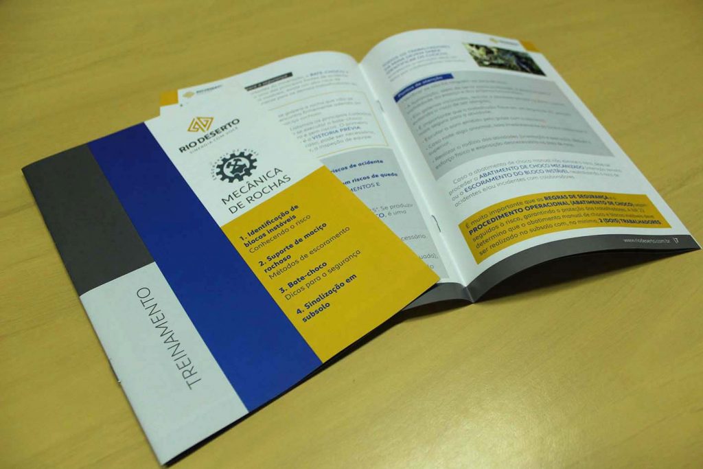Rio Deserto lança cartilha e realiza treinamento sobre mecânica de rochas