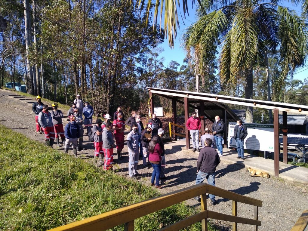 Simulado de Emergência de Barragem é realizado na Unidade de Extração Mina Cruz de Malta, da Rio Deserto