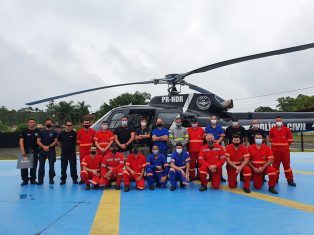 Durante SIPAT, colaboradores da Unidade Metalúrgica, da Rio Deserto, visitam base do SAER
