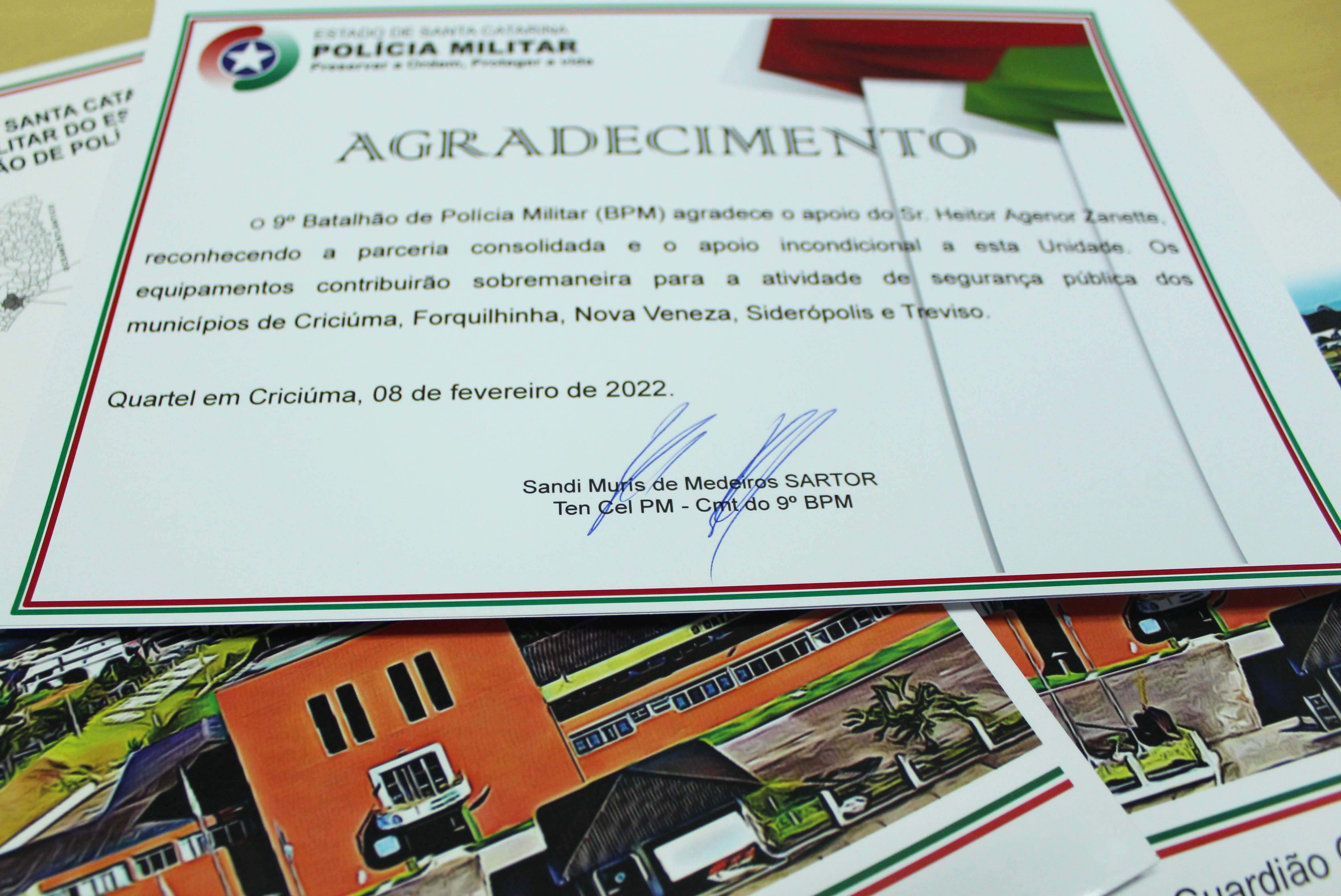 Rio Deserto recebe reconhecimento da Polícia Militar