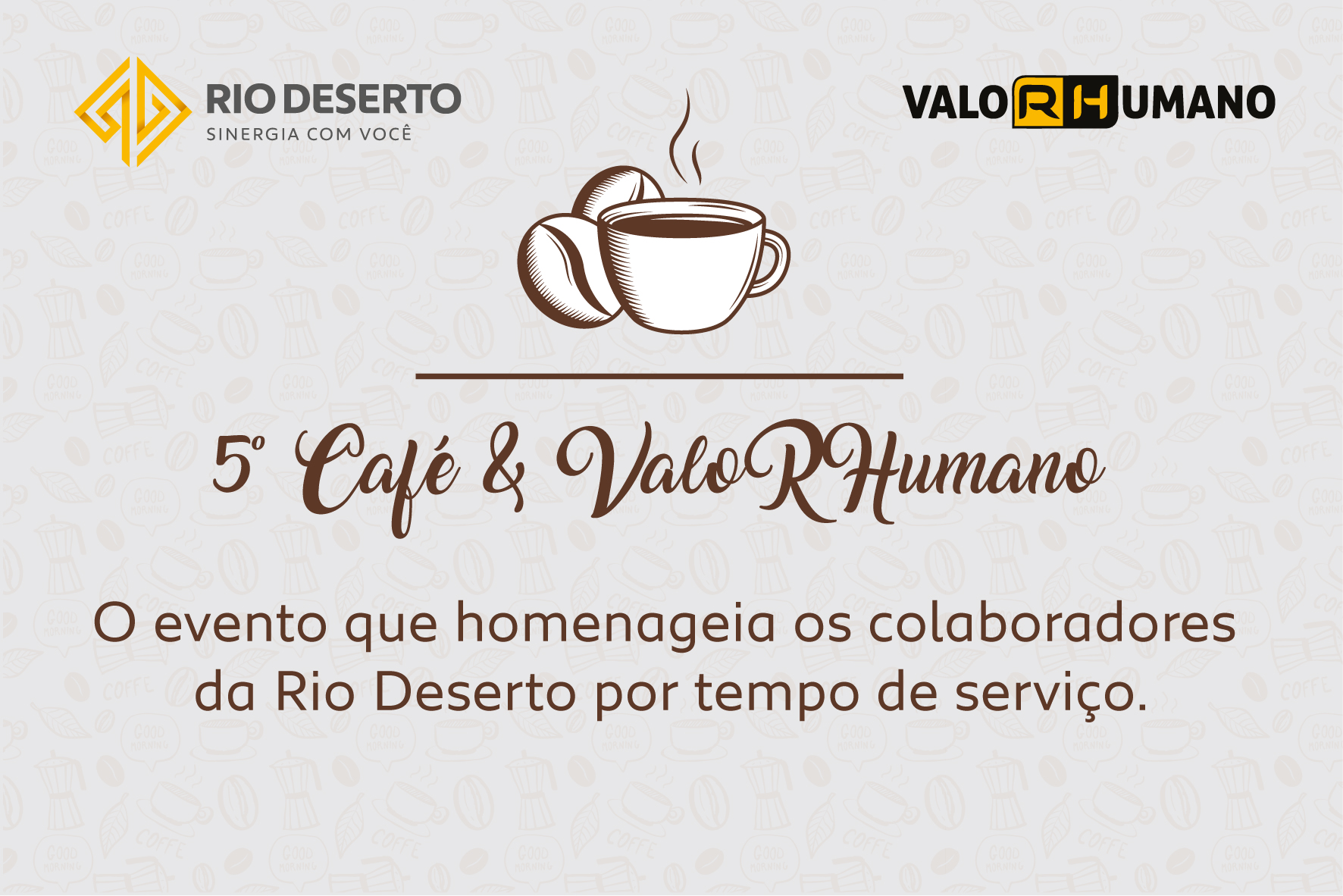 Colaboradores da Rio Deserto serão homenageados por tempo de serviço