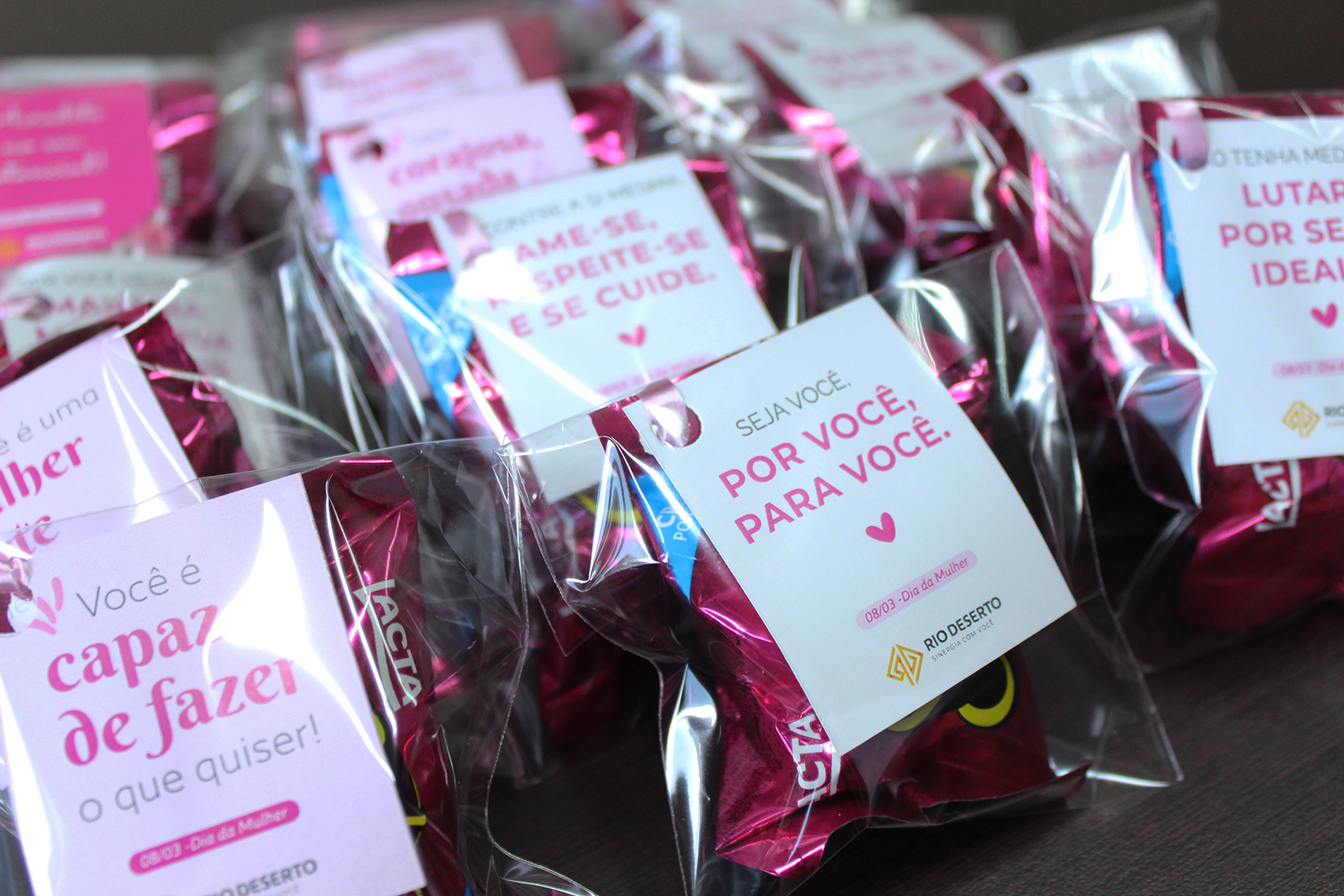 Frases de empoderamento marcam Dia Internacional da Mulher na Rio Deserto