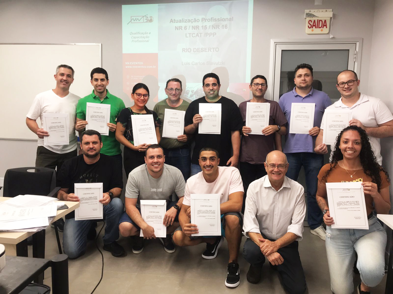 Capacitação reúne profissionais do SESMT, da Rio Deserto, na Acic