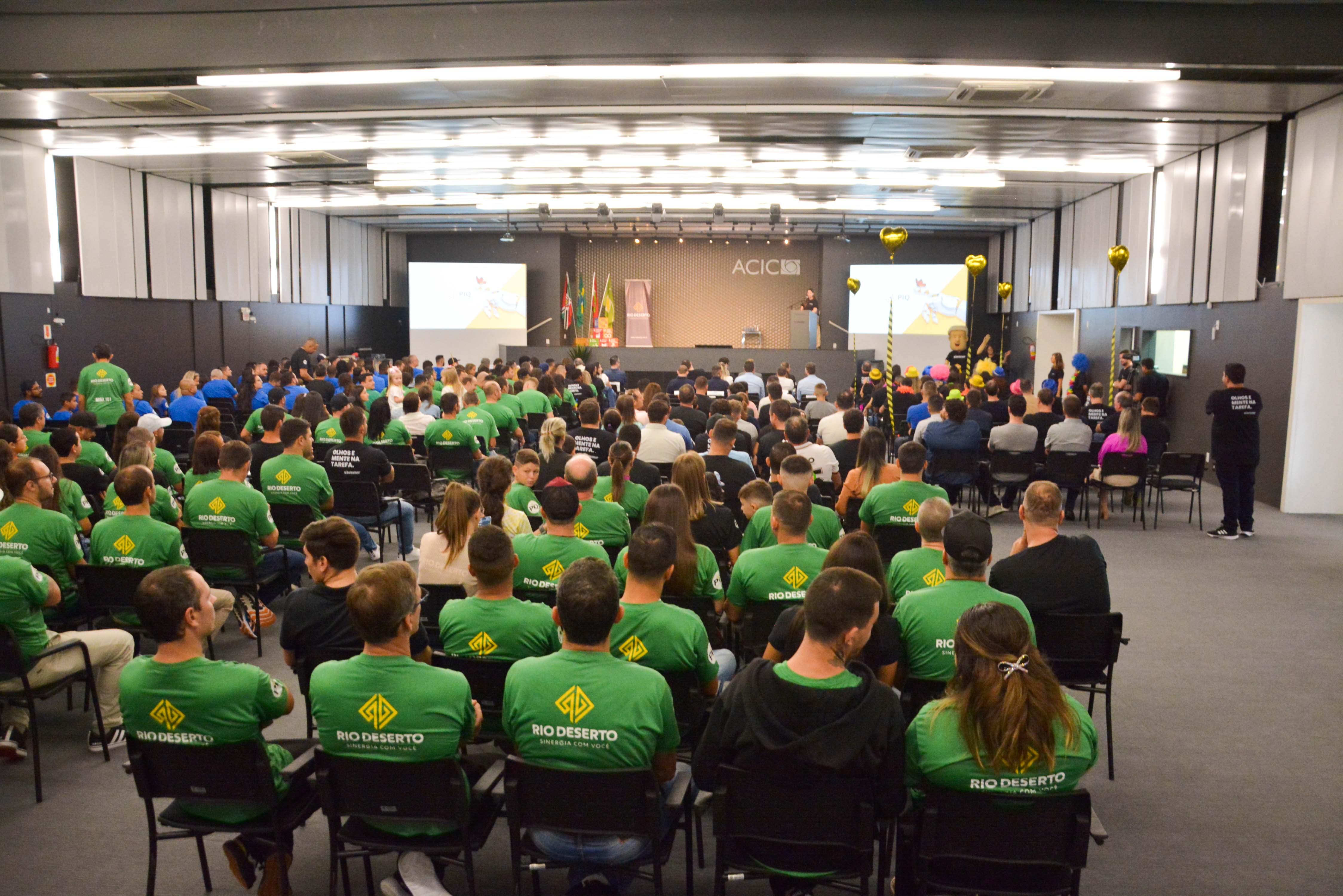 Rio Deserto premia colaboradores pelo desenvolvimento de projetos de melhorias