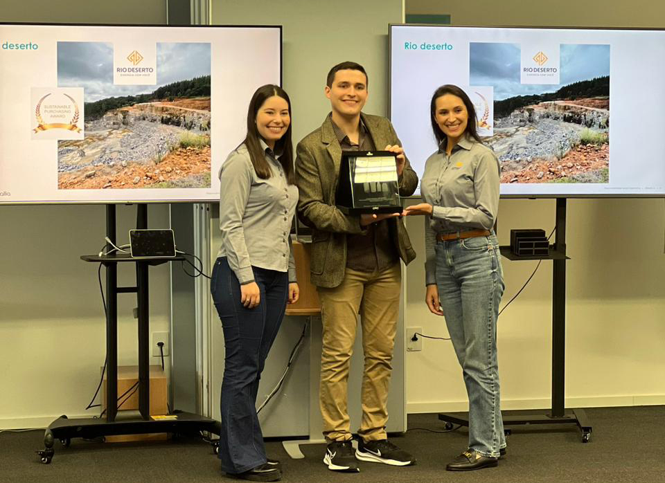 Rio Deserto recebe reconhecimento por Ética no Trabalho, da Verallia Brasil