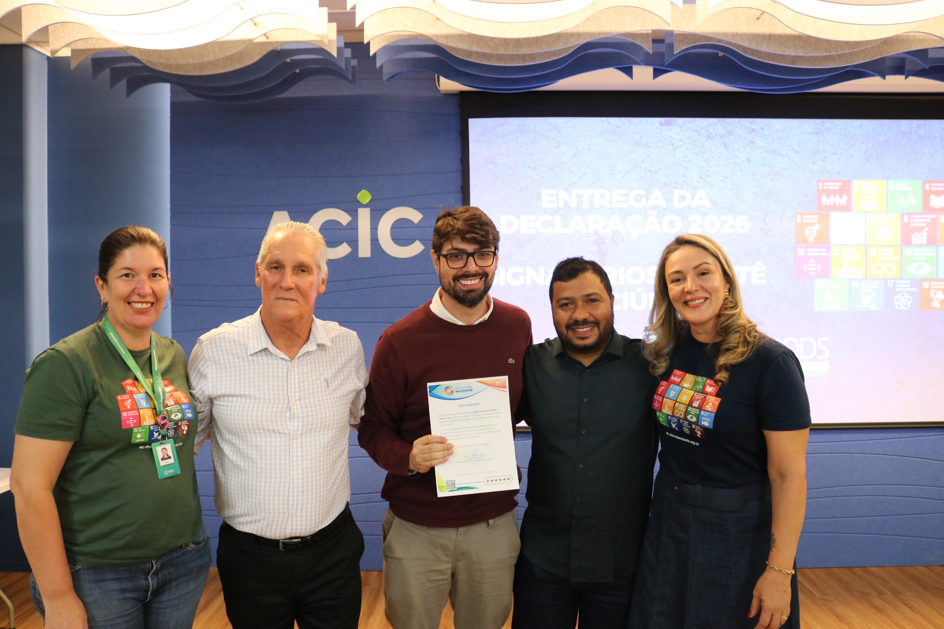 Declaração de Signatário ODS é entregue para Rio Deserto e Ragro