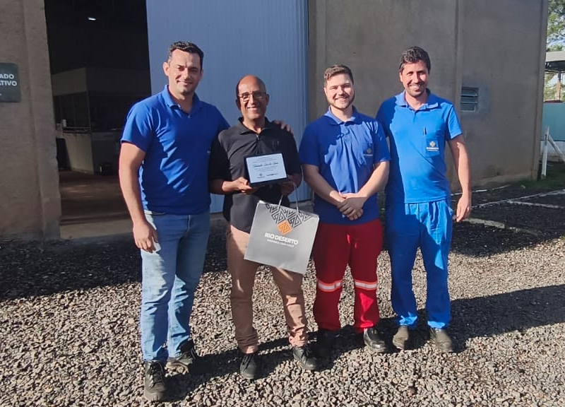 Colaborador da Unidade Metalúrgica é homenageado pela aposentadoria