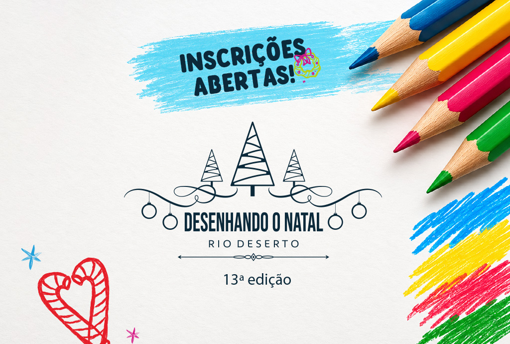 Inscrições abertas para o Projeto Desenhando o Natal 2026