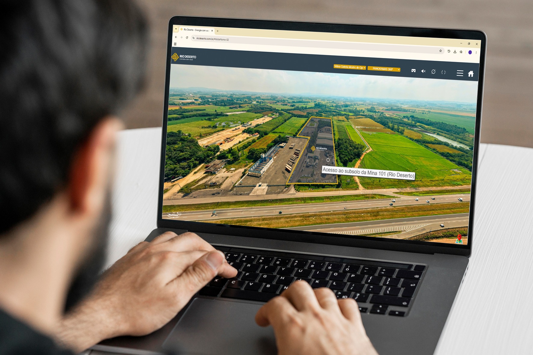 Passeio virtual pelo subsolo da Mina 101 é disponibilizado no site da Rio Deserto